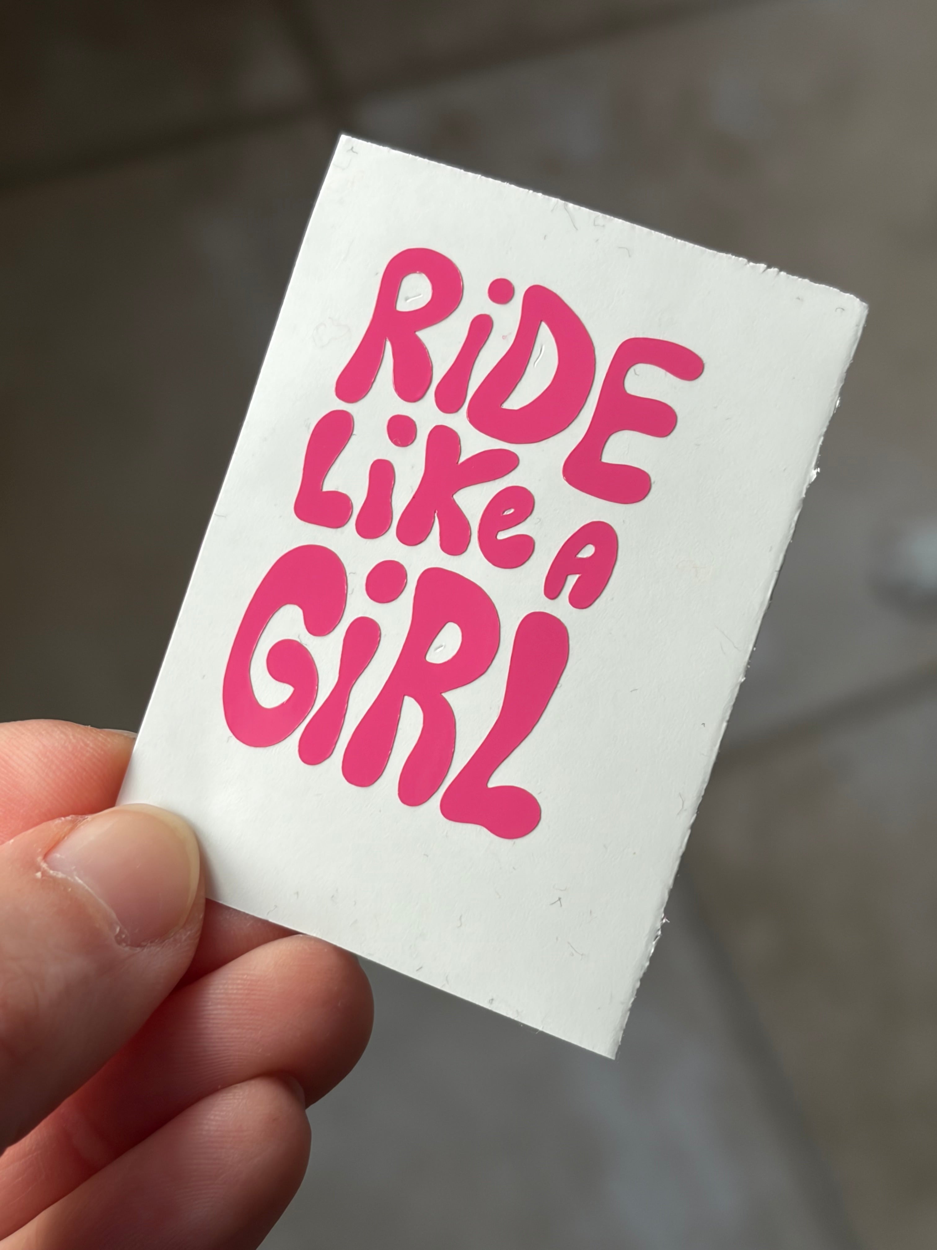Ride Like a Girl